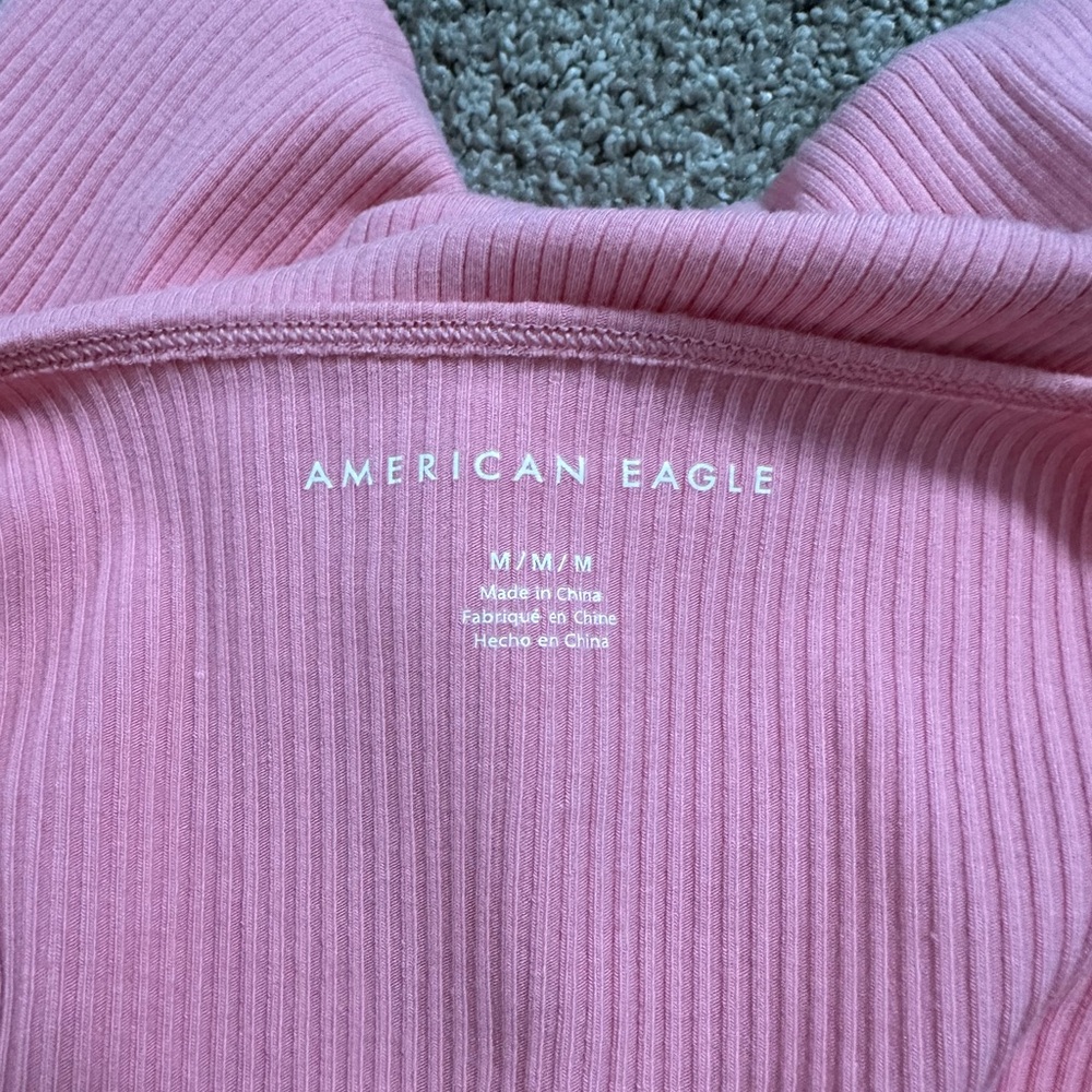 American Eagle Outfitters Pink Cowl Neck Sweater
